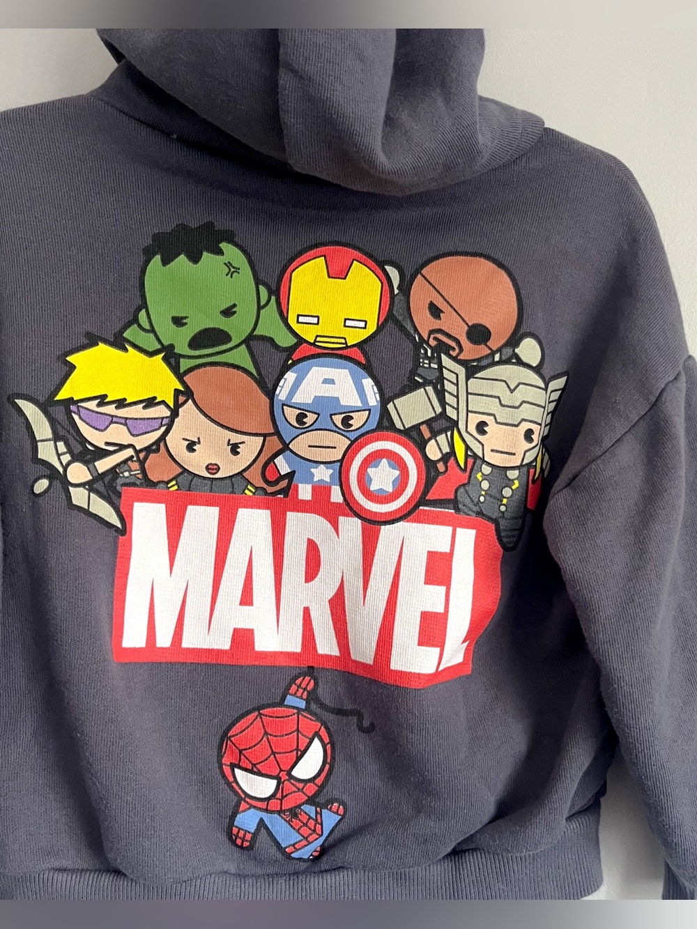 Marvel x Zara hoodie - size 3-4 years boy superheroes Spider-Man Ironman hulk